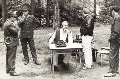 Father organizing a Club Show at Rožnov pod Radhoštěm – 1988