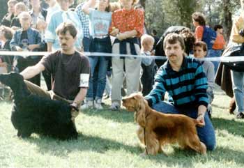 P. Studeník and M. Kašpar at the show